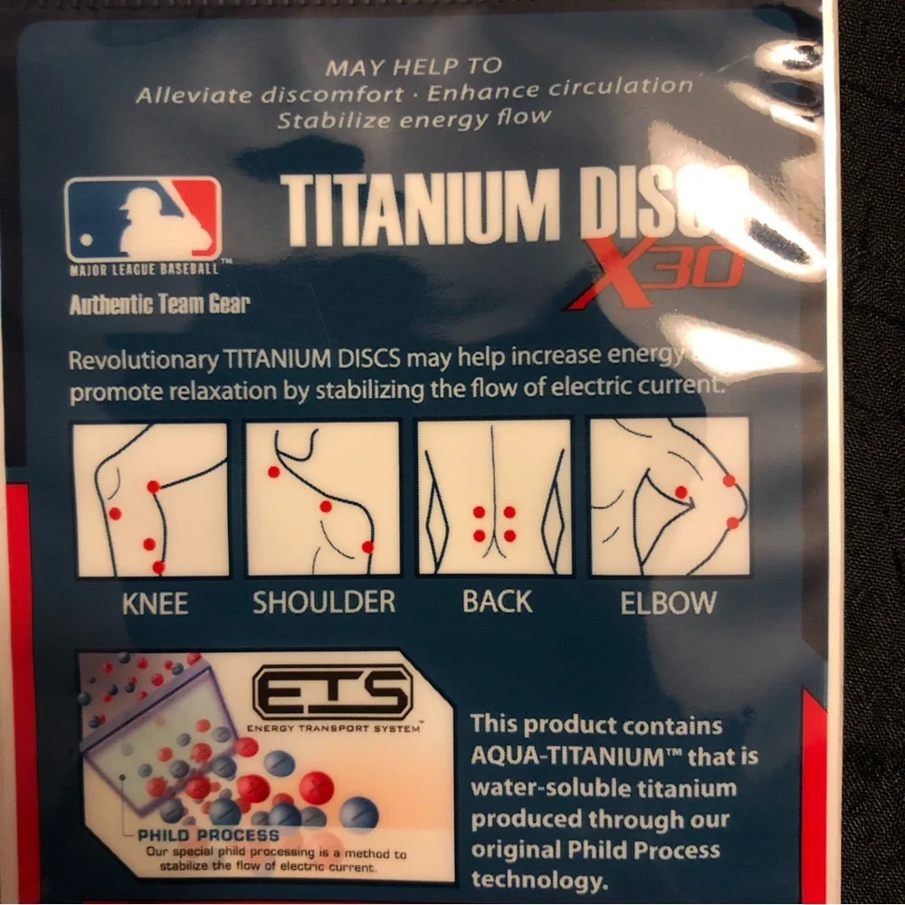 2008 Officially Licensed MLBP Arizona Diamondbacks - Phiten X30 Titanium Discs